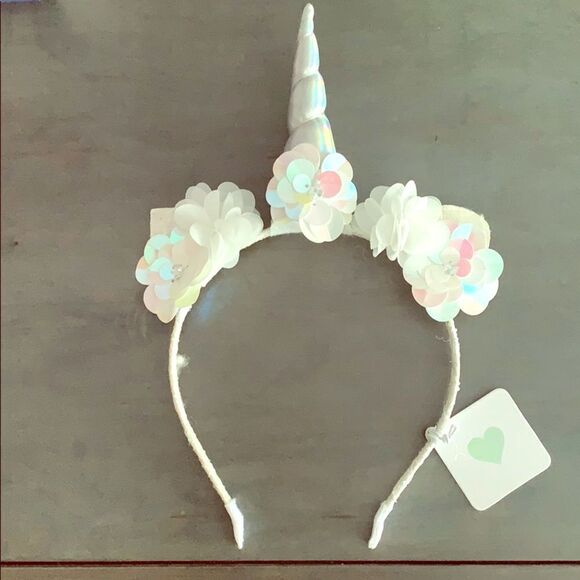 The Children’s Place Sparkly Unicorn Headband OSFM - Picture 2 of 12